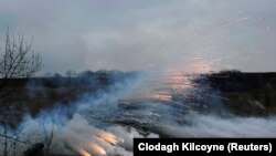 Lupte intense la Bahmut în zilele de Crăciun, Ucraina, 24 decembrie 2022.