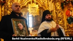 Прощання з кримчанином Геннадієм Афанасьєвим у Михайлівському соборі, Київ, 30 грудня 2022 року