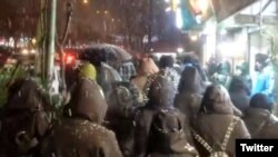 Өкмөткө каршы акция. Тегеран, 25-декабрь 2022-жыл