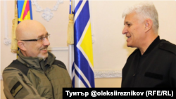 Министрите на отбраната на Украйна и България Олексий Резников и Димитър Стоянов в Киев