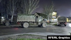 Ruske snage u okupiranom Melitopolju, ilustrativna fotografija