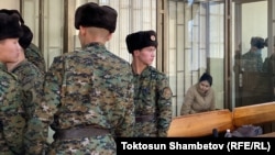 Орозайым Нарматова в зале суда. 27 декабря 2022 г. 