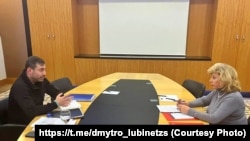 Дмитрий Любинец жана Татьяна Москалькова.