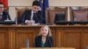 Министърът на правосъдието Надежда Йорданова в парламента
