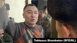 Равшан Жээнбеков сот залында. Бишкек. Ноябрь, 2022-жыл.