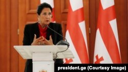 Президент Грузии в Кишиневе, 17 октября