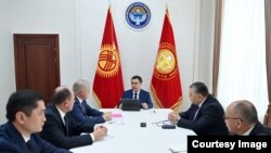 Садыр Жапаров жана Станислав Зась. 5-октябрь, 2022-жыл. 