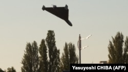 Десятки дронів іранського виробництва запустили російські війська по території України вранці 17 жовтня