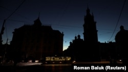 Знеструмлений через російські удари Львів, 10 жовтня 2022 року