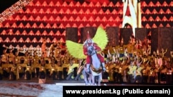 Церемония открытия IV Всемирных игр кочевников в городе Изнике, Турция.