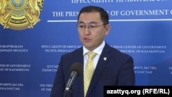 Казак Тышкы иштер министрлигинин басма сөз катчысы Айбек Смадияров. Астана, 4-октябрь, 2022-жыл