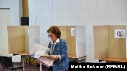 Opšti izbori u BiH, glasačko mesto u Sarajevu, 2. oktobar 2022.