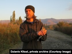 Дзянис Китель во время полевых исследований в Турции, 2014 г.