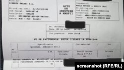 Aviz de însoțire a mărfii eliberat de Liberty Galați către cumpărătorul World Metals & Alloys pentru feromangan standard.