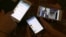 Iranians display their smart phones using the Telegram messenger application, which was officially blocked in the country about a year ago. (file photo)