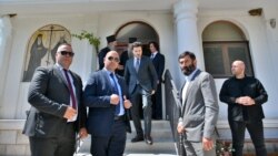 Abazović s Porfirijem u manastiru Ostrog