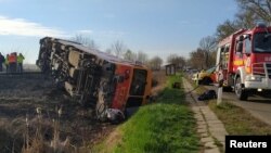 Железничка несреќа во Унгарија 