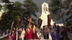 Litija SPC kroz Nikšić, uprkos zabrani