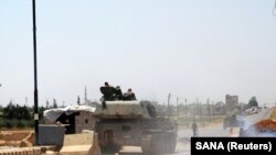  نیروهای دولتی سوریه در استان درعا.