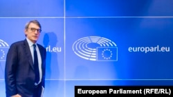 David Sassoli, președintele Parlamentului European.