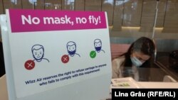 Aeroportul din Chișinău, 21 octombrie 2021.