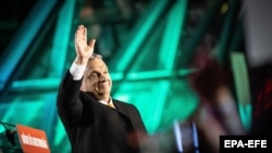 Orbán Viktor miniszterelnök április 3-án a budapesti Bálnában