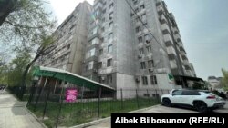 Мас абалындагы айдоочу ушул үйдүн тосмосун сүзүп токтогон.