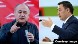 Омурбек Текебаев и Садыр Жапаров. 