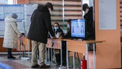 Парламенттик шайлоонун жүрүшү, Бишкек. 2021-жылдын 28-ноябры.