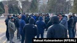 Акциянын катышуучулары. Бишкек. 5-март, 2025-жыл.