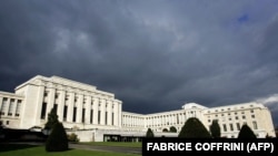 Az ENSZ genfi székháza 2006. november 9-én