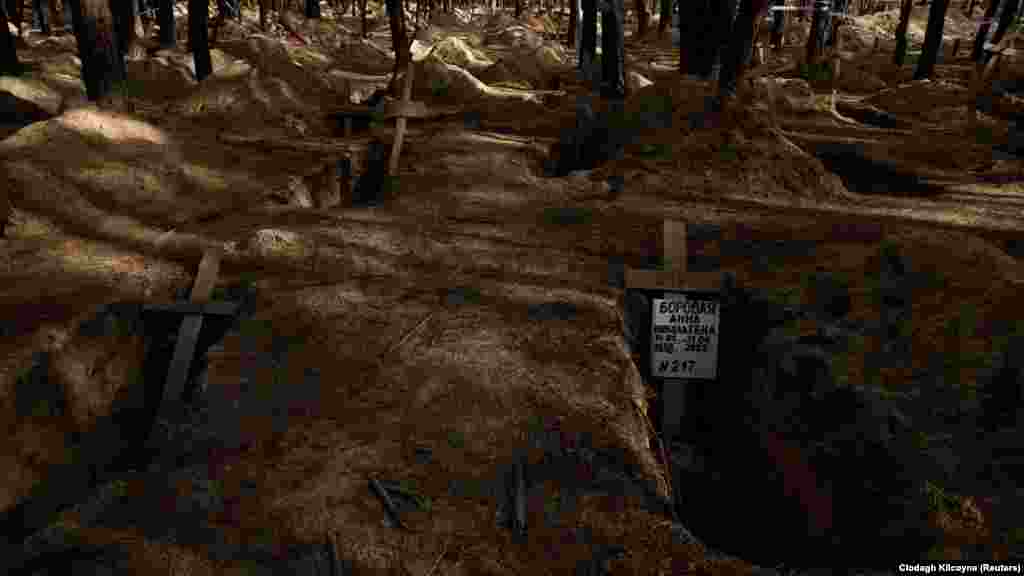 Mikola DNS-mintát adott törvényszéki szakértőknek, hogy összevethessék azt az izjumi tömegsírból exhumált holttestekével. Egy nappal később azonosították eltűnt testvére, Olekszandr maradványait.