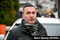 Davor Dragičević ispred Suda BiH; 24. novembar 2022.