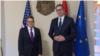 Savetnik američkog Stejt departmenta Derek Chollet i predsednik Srbije Aleksandar Vučić u Beogradu, 12. januar 2023.