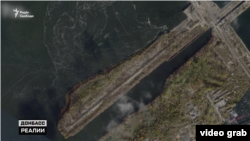 Поява російських окопів вздовж Дніпра