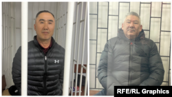 Айданбек Акматов и Азимбек Бекназаров в зале суда.