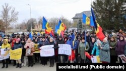 Protestul Partidului Socialiștilor la Cahul, 4 decembrie, 2022