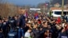 KOSOVO: Local Serbs gather in Rudare, Zvecan municipality for a protest against "threats" from Prishtina