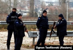 Policia e Kosovës në pjesën veriore.