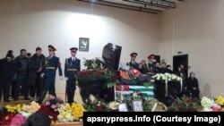 Церемония прощания с Дмитрием Цвижба