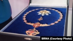 Orden RS-a na ogrlici koji će naknadno biti uručen Putinu, 8. januar 2023.