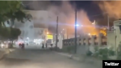 Илустрација, антивладини протести во Иран 