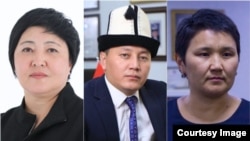 Клара Сооронкулова, Жеңиш Молдакматов, Рита Карасартова.