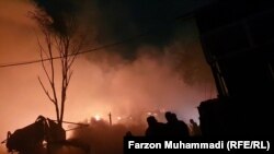 Сӯхтор дар макони фурӯши чубу тахта сар задааст