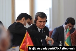 Міністр закордонних справ Туркменистану Рашид Мередов у Тегерані, Іран, 27 жовтня 2021 року