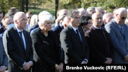 Klaudija Rot odaje poštu žrtvama nacističkih zločina u Šumaricama (21. oktobar 2021)