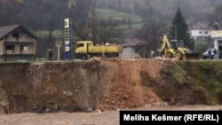 Odron u naselju Vojkovići, opština Istočna Ilidža, 5. novembar 2021.