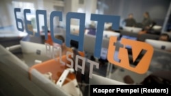 Студія телеканалу «Белсат», архівне фото