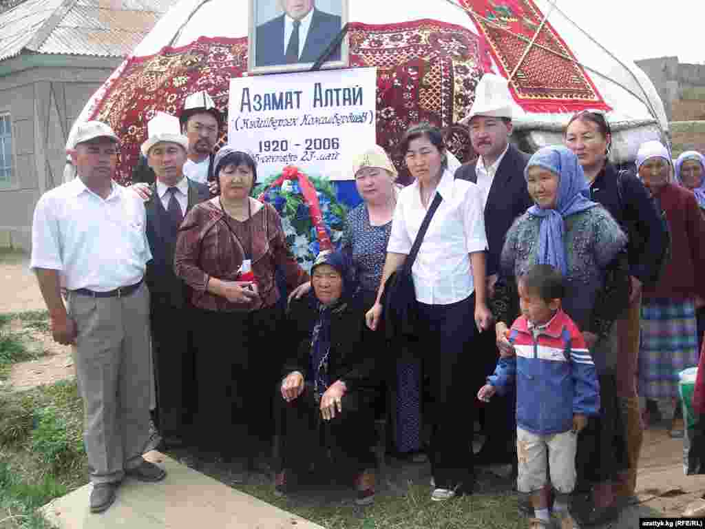 Лидеры правозащитных организаций вместе с родственниками Азамат Алтая