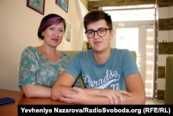 Наталя Семенко з сином Гнатом
